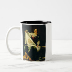 Saint Veronica von Bernardo Strozzi Zweifarbige Tasse