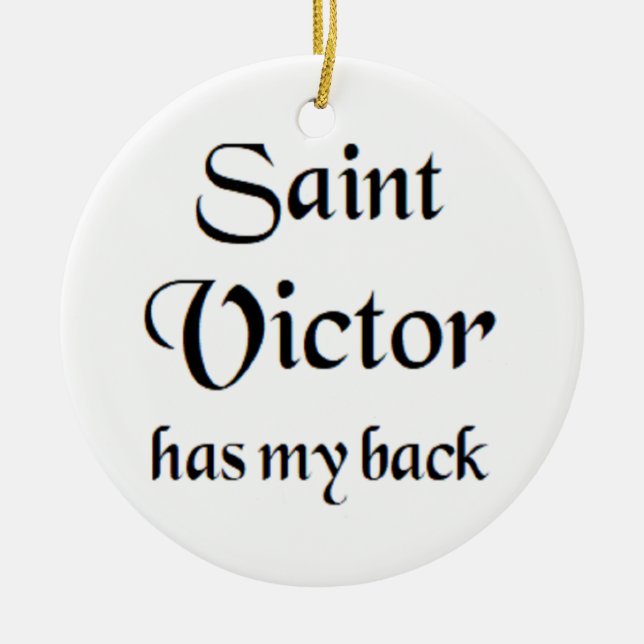 saint victor coffee mug keramik ornament (Vorne)