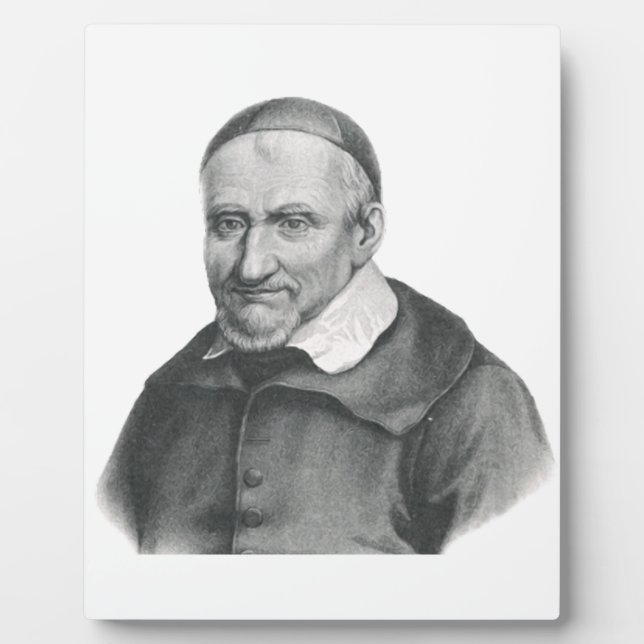 Saint Vincent de Paul Fotoplatte (Vorderseite)