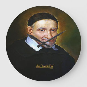 Saint Vincent de Paul Große Wanduhr