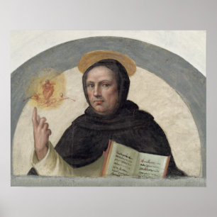Saint Vincent Ferrer (fresco) Poster