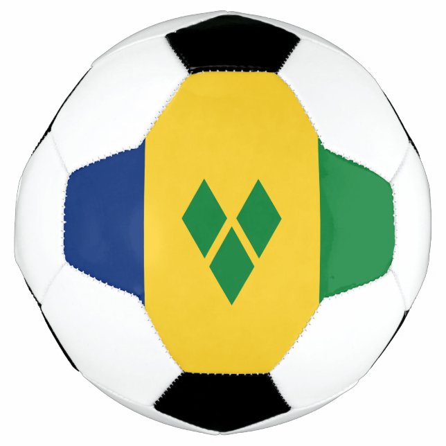 Saint Vincent Flag Fußball (Vorderseite)