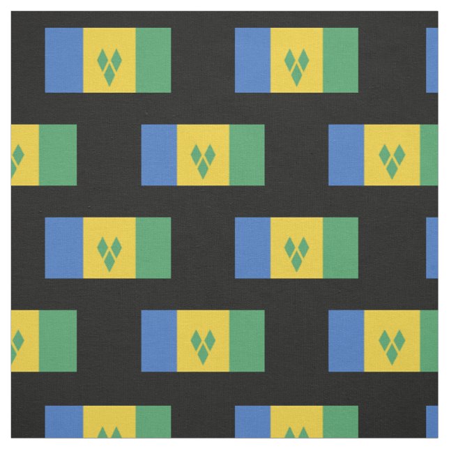 Saint Vincent Flag Stoff (Muster)