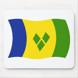 Saint Vincent Grenadinen Flag Mauspad