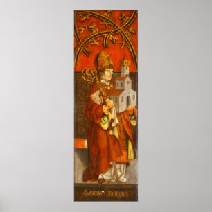 Saint Wolfgang - Poster d'art allemand du Tyrol