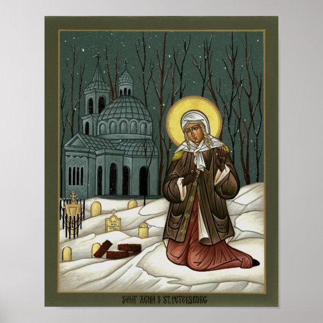 Saint Xenia of St. Petersburg Poster (Vorne)