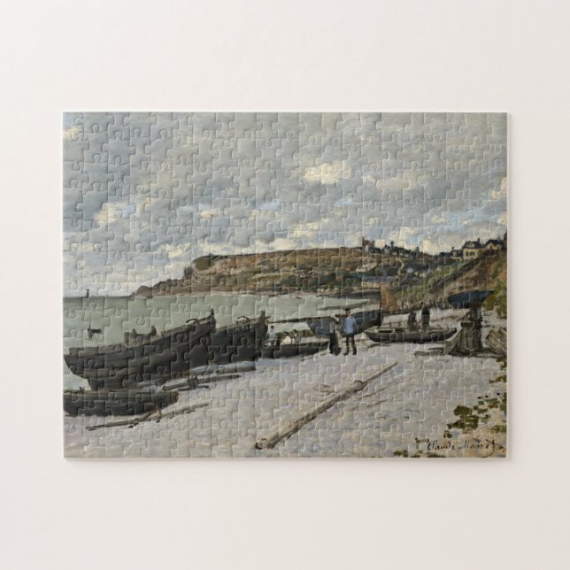 Sainte-Adresse by Monet - Bewölkte See (Horizontal)