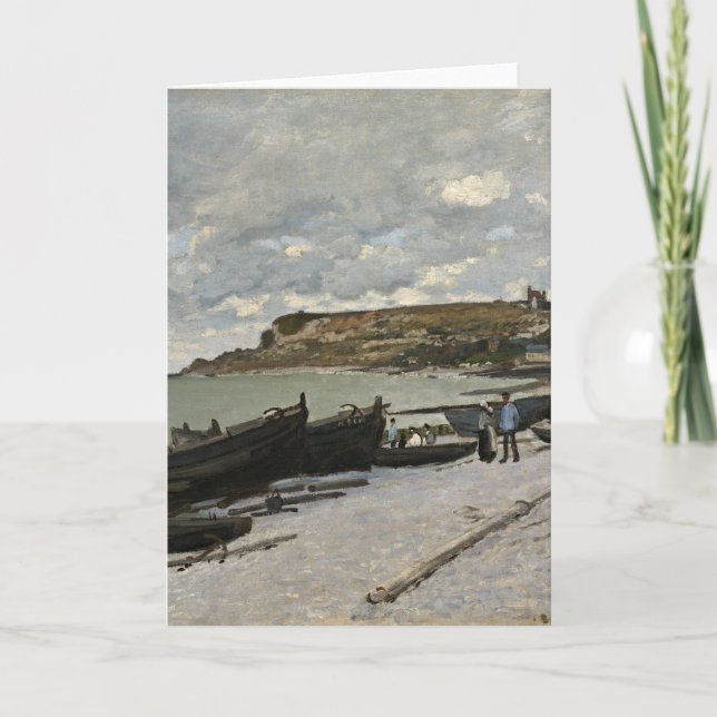 Sainte-Adresse by Monet - Bewölkte See Karte (Vorderseite)