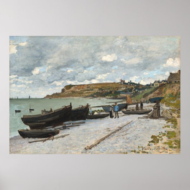 Sainte-Adresse - Claude Monet Fine Art Poster (Vorne)