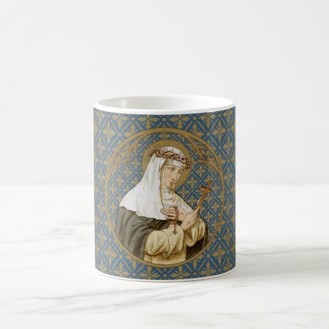 Sainte Catherine de Sienne (BK 19) Mug de café 1.1 (Centre)