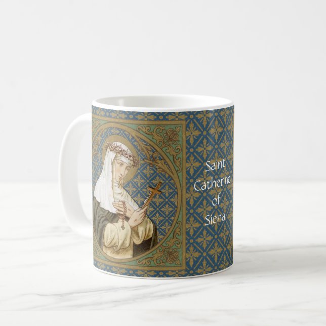 Sainte Catherine de Sienne (BK 19) Mug de café 2.2 (Devant gauche)