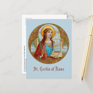 Sainte Cécile de Rome (BK 003) Carte postale verti