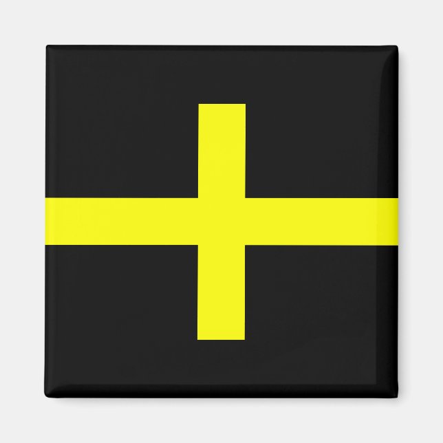 Sainte david Fahne Magnet (Vorne)