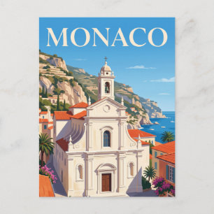 Sainte-Dévote-Kirche Monaco Postkarte