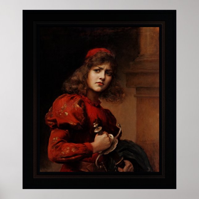 Sainte Jeanne d'Arc von Paul de La Boulaye Poster (Vorne)