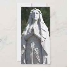 Sainte Marie en Carte photo de prière