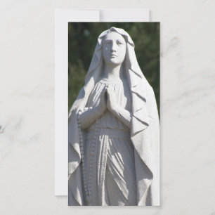 Sainte Marie en Carte photo de prière