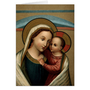 Sainte Marie La Sainte Vierge et le Christ Enfant