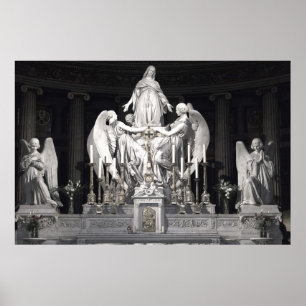 Sainte-Marie-Madeleine Skulptur Angeli Paris Poster