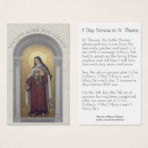Sainte Thérèse de l'Enfant Jésus Lisieux Carte Sai