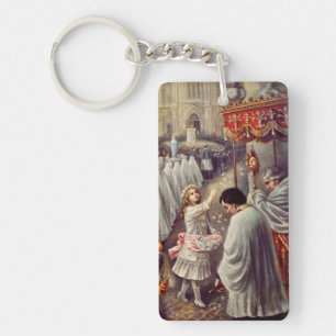 Sainte Thérèse jetant des roses Corpus Domini Beau