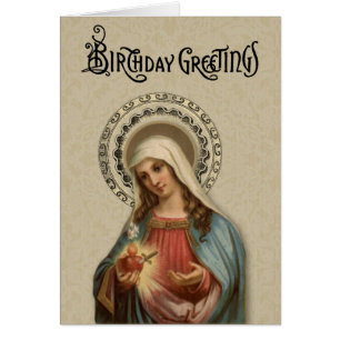 Sainte Vierge Marie Religieuse Vintage