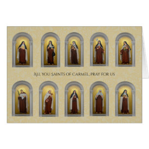 Saints Carmes Catholiques Religieuses Prêtres Reli
