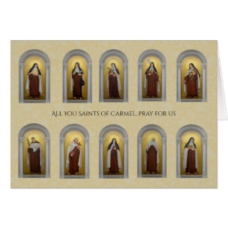 Saints Carmes Catholiques Religieuses Prêtres Reli