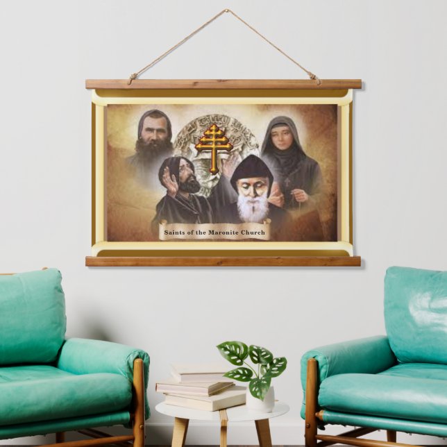 Saints de la tapisserie de l'église maronite (Salon)