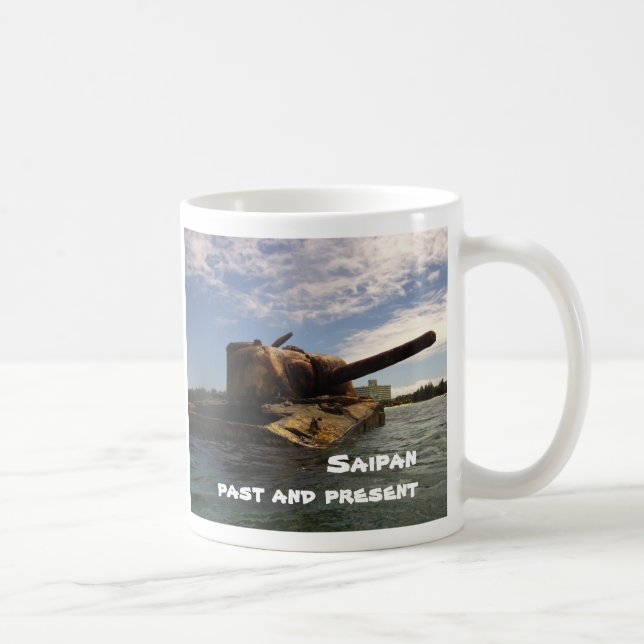 Saipan Vergangenheit & Gegenwart Kaffeetasse (Rechts)