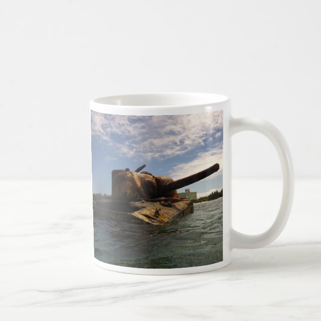 Saipan Vergangenheit & Gegenwart Kaffeetasse (Rechts)