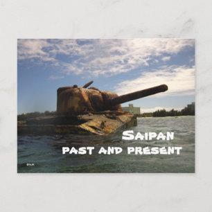 Saipan Vergangenheit & Gegenwart Postkarte