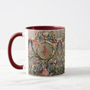 SAISHELLE, KRALLEN, DOLPHINE, ANTIQUE WIRBEL TASSE