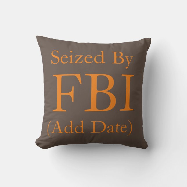 Saisi Par Un Coussin Du FBI (Recto)