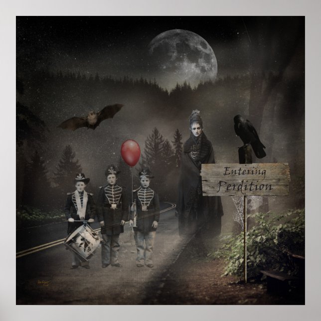 Saisir une affiche murale Perdition (Devant)