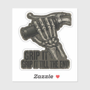 Saisis-le jusqu'à la fin Autocollant Throttle sque
