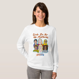 Saisissez la fin de support par le long T-shirt de