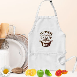 Saison Alles mit Liebe Schürze