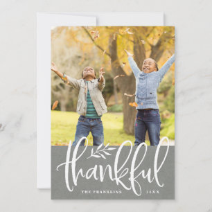 Saison de grâce   Carte photo de Thanksgiving