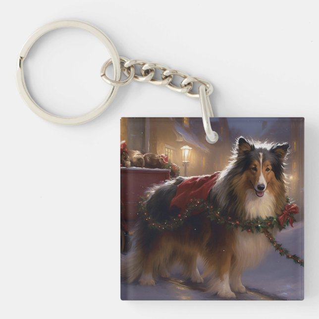 Saison de Noël du Shetland Sheepdog (Devant)