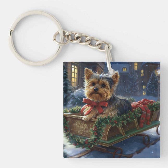 Saison de Noël du Yorkshire Terrier (Devant)