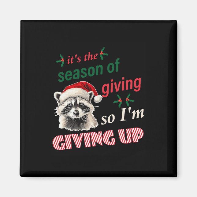Saison des Geschenke, also gebe ich den traurigen  Magnet (Vorne)