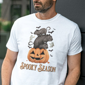 Saison éffrayante Capybara Halloween Funny T-shirt