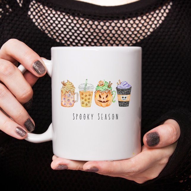 Saison éffrayante Halloween café Mug (Créateur téléchargé)