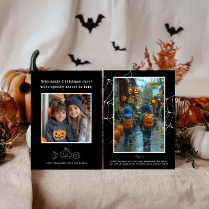 Saison éffrayante Halloween Carte photo