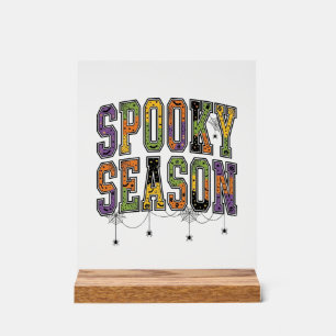 Saison effrayante typographie Halloween vintage De