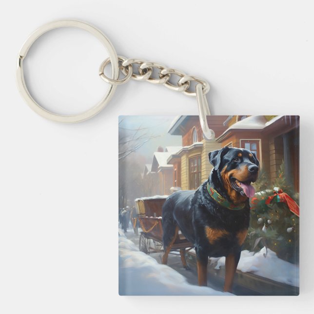 Saison festive de Noël de Rottweiler (Devant)
