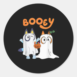 Saison Funny Ghost Booey Halloween für Männer Frau Runder Aufkleber