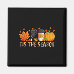 Saison Leopard Pumpkin Racquetball Halloween Fall Magnet