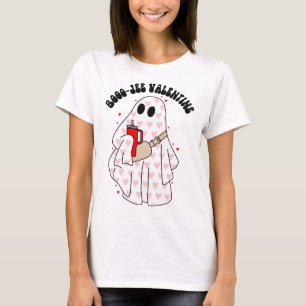 Saison Niedlich Ghost Valentine Kostüm Boujee Boo- T-Shirt